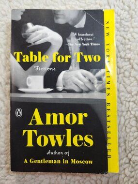 Amor Towles Table for Two Paperback 2024 Fictions Short Stories Penguin Books